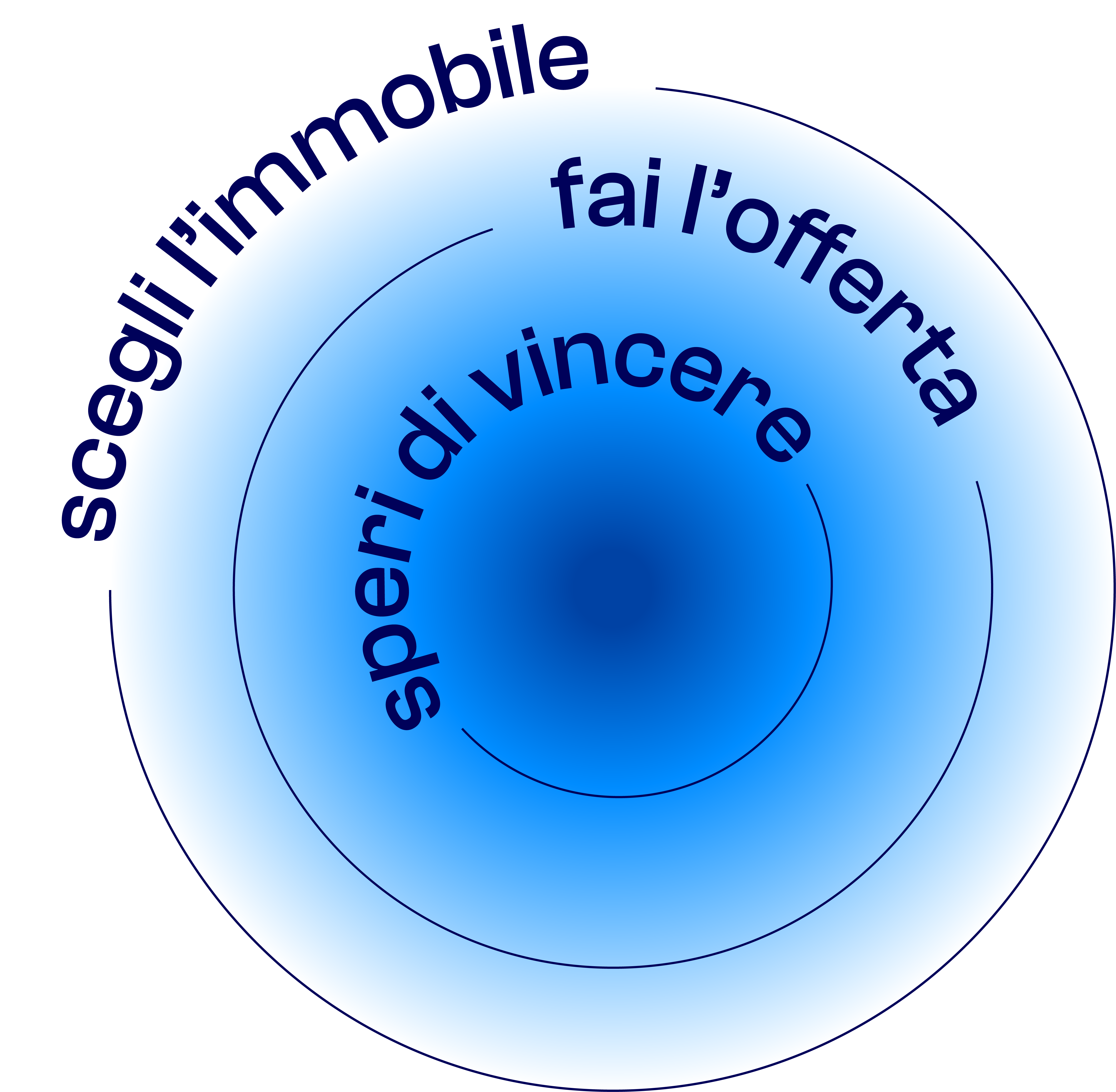 Il processo semplificato di un'asta: scegli l'immobile, fai l'offerta, speri di vincere